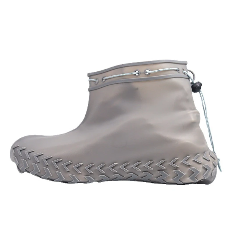 硅胶套防滑皮鞋防污布鞋自锁防雨水扣绳旅游鞋保护套鞋套耐磨骑行