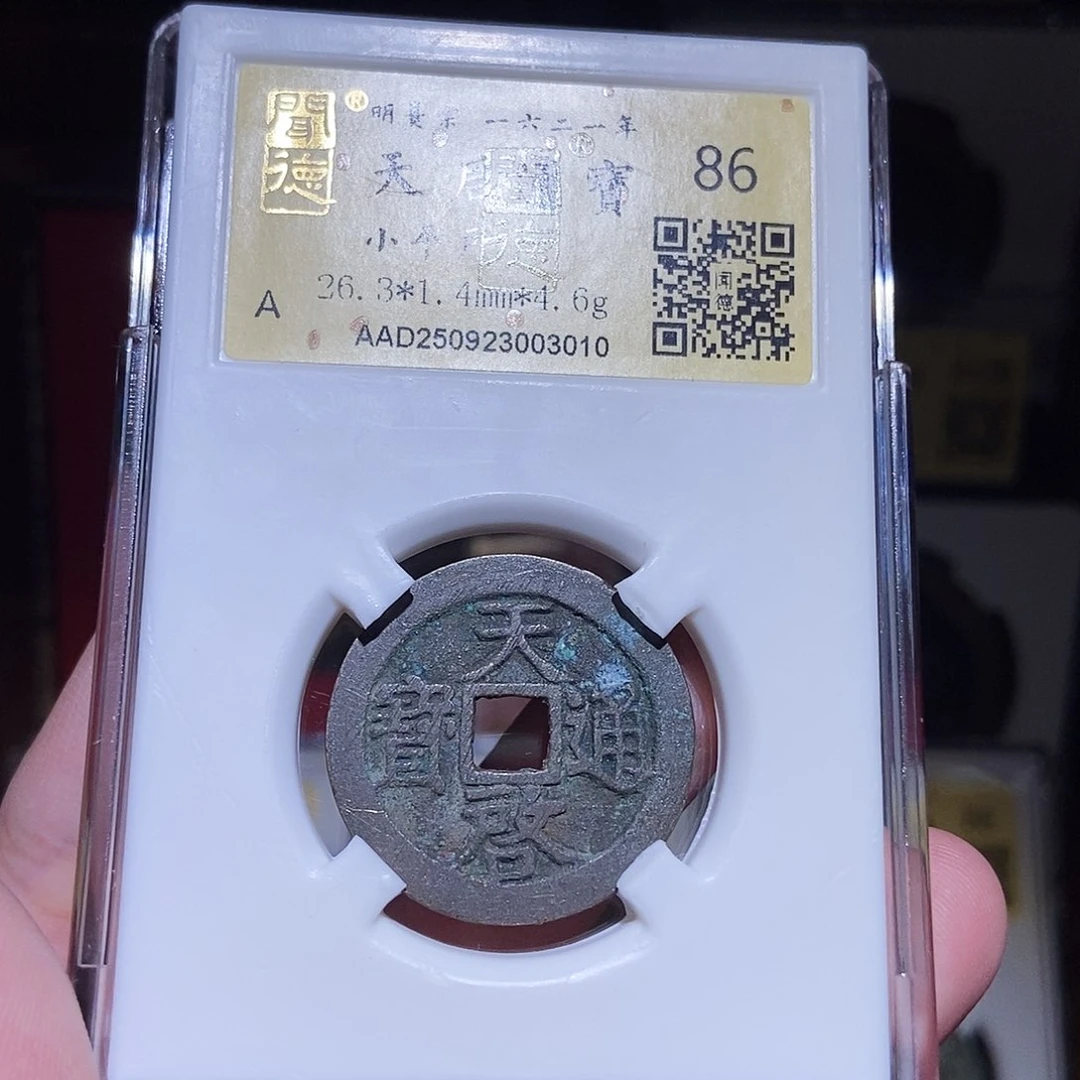 铜永通文化 清 天启通宝户3010T