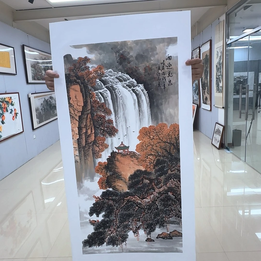 国画国画作品多次