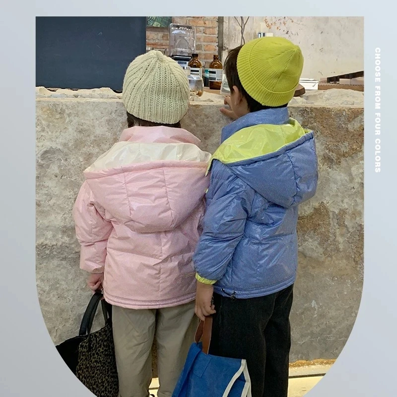 4432男女童保暖外套三防加厚棉服