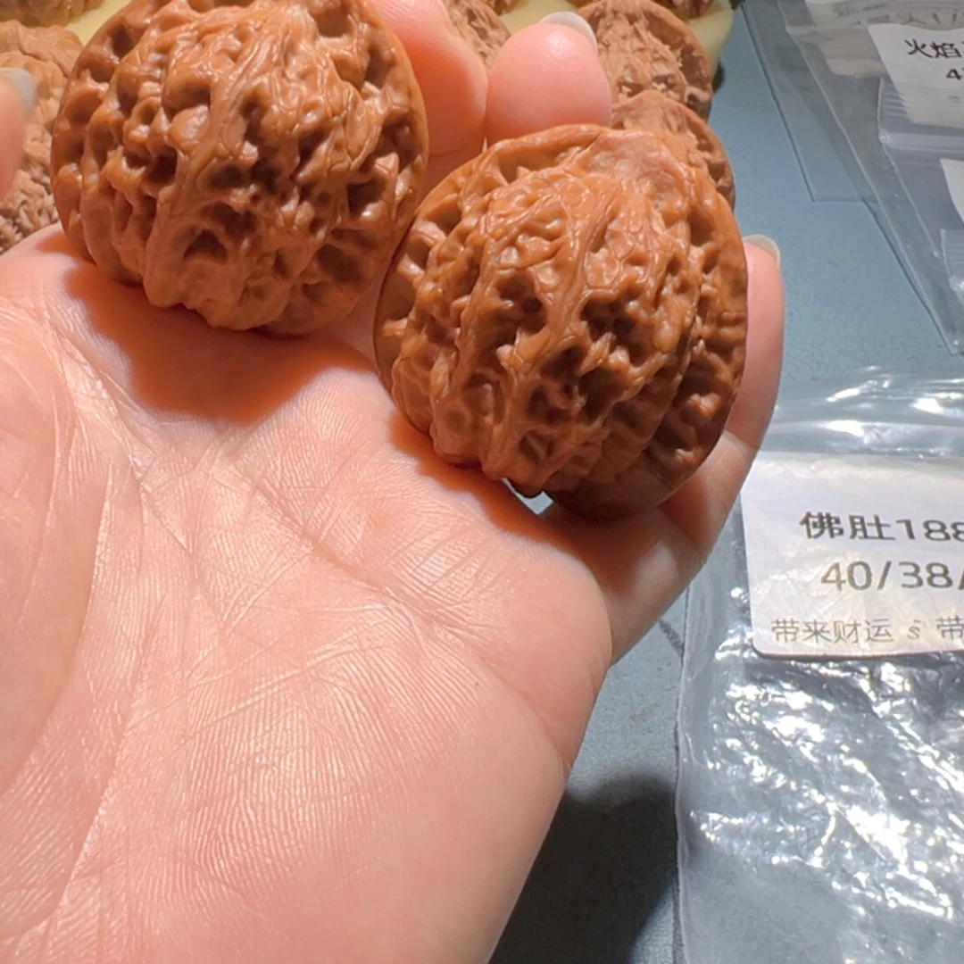 把件文玩核桃佛肚40