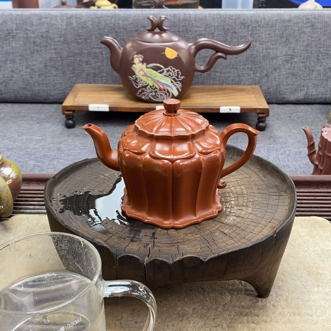 紫砂茶壶宜兴紫砂280容量艺术