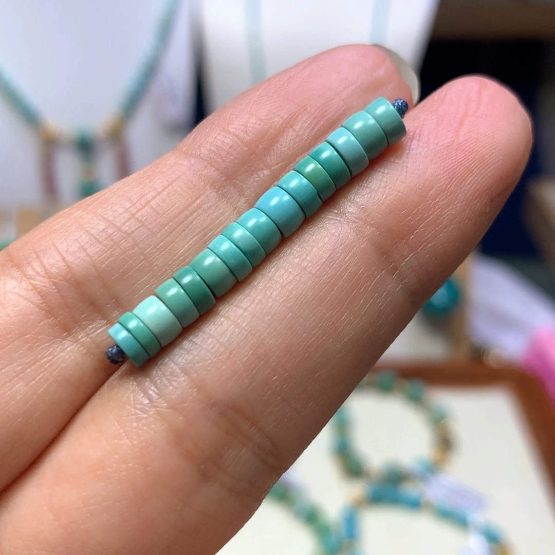 绿松石未镶嵌隔片
