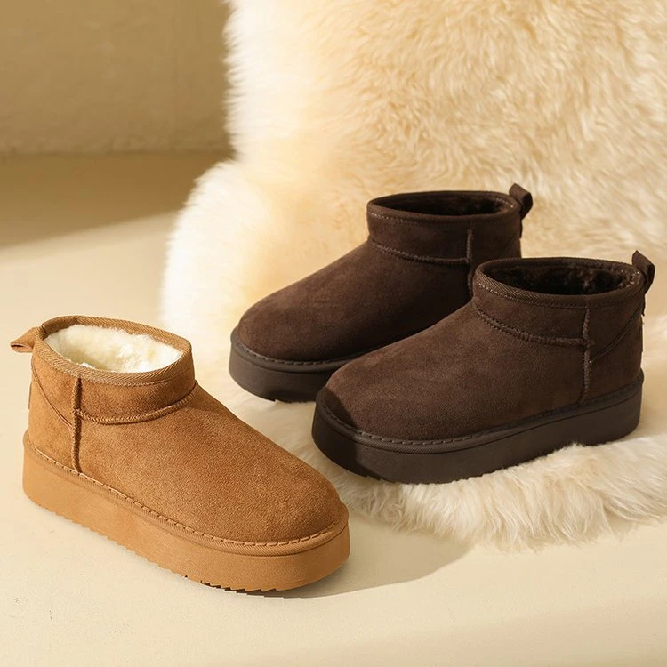 增高超长4公分加绒时尚雪地靴，一双好雪地靴就够了冬季女孩棉鞋