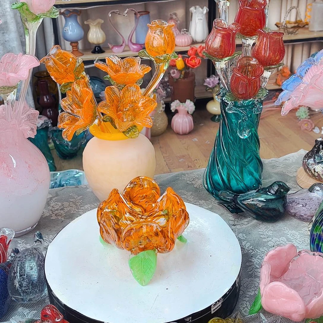 花碗瑕不退不换家悦花瓶花器