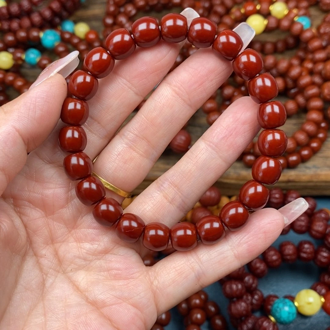 猴头核桃手串毕业9+直切