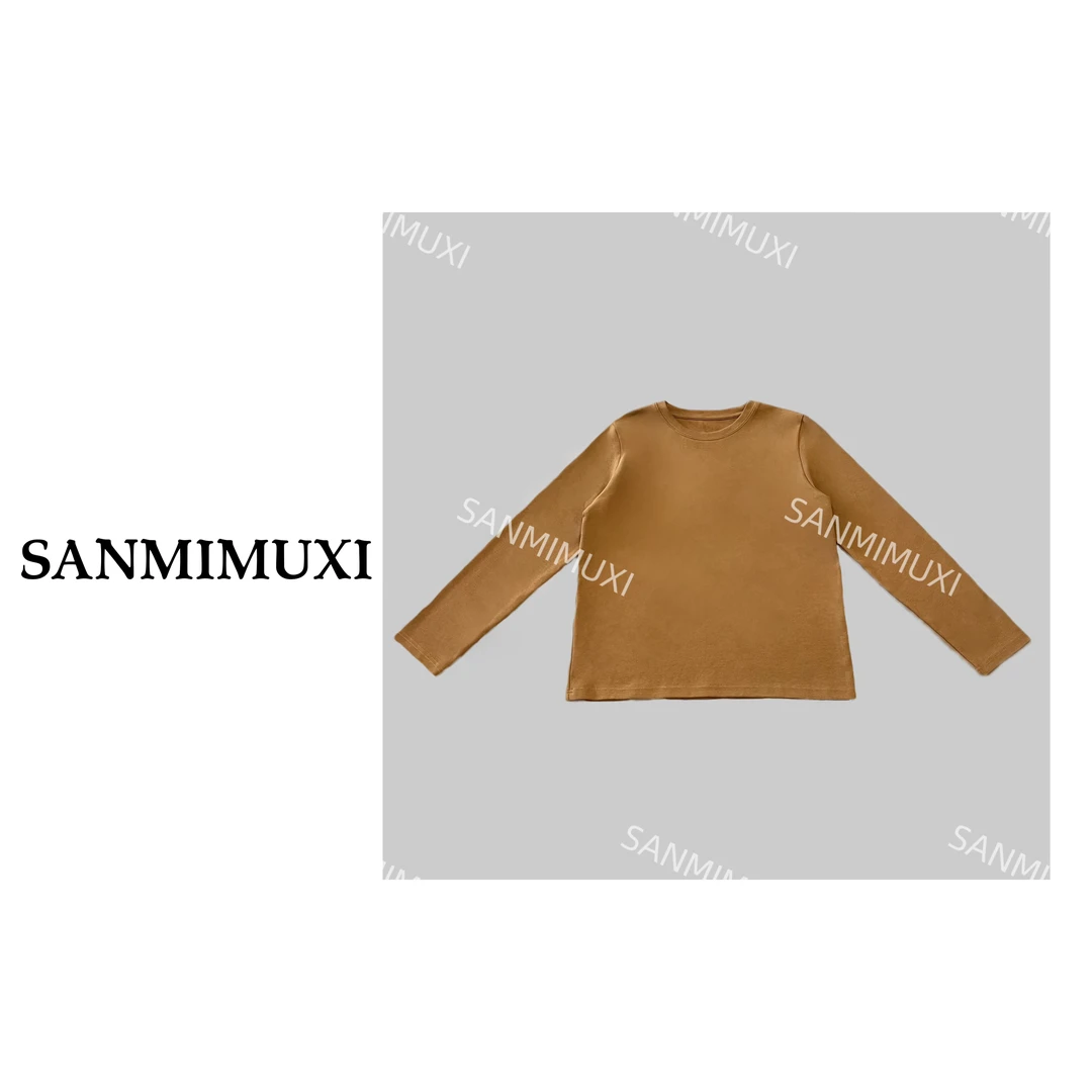 SANMI/叁米   正肩圆领打底衣  3163