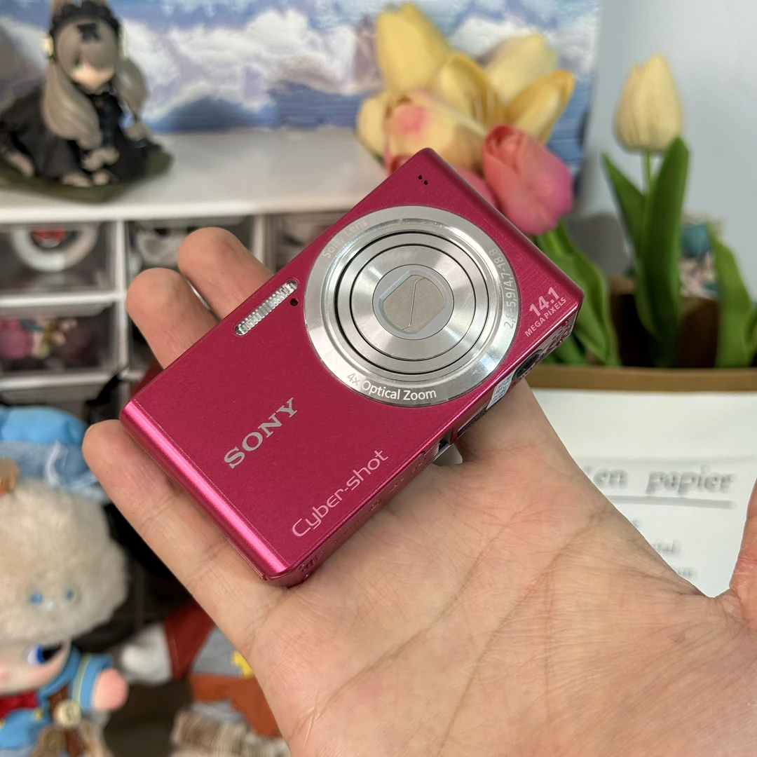 9新 Sony/索尼 索尼w610粉色1400万像素滤镜多带配件