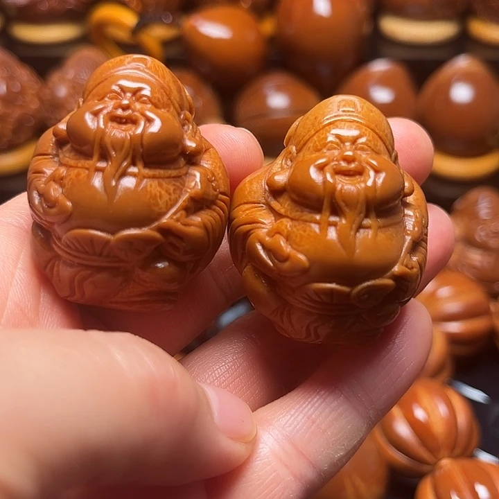 橄榄核手串/手链财神一对49