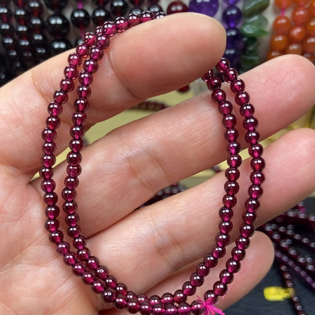 未镶嵌手链石榴石