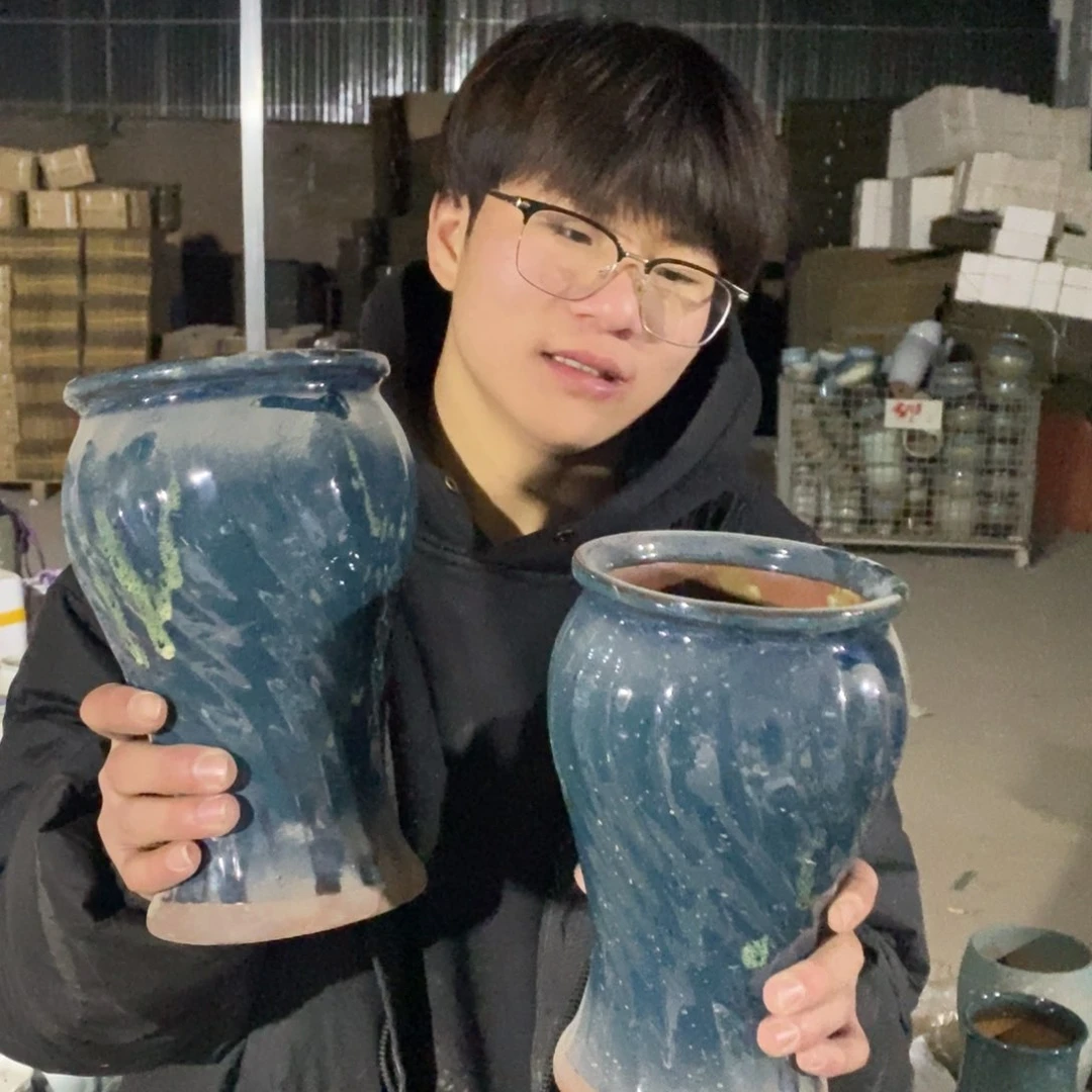 紫砂花盆瑕疵15/26x h h g cv