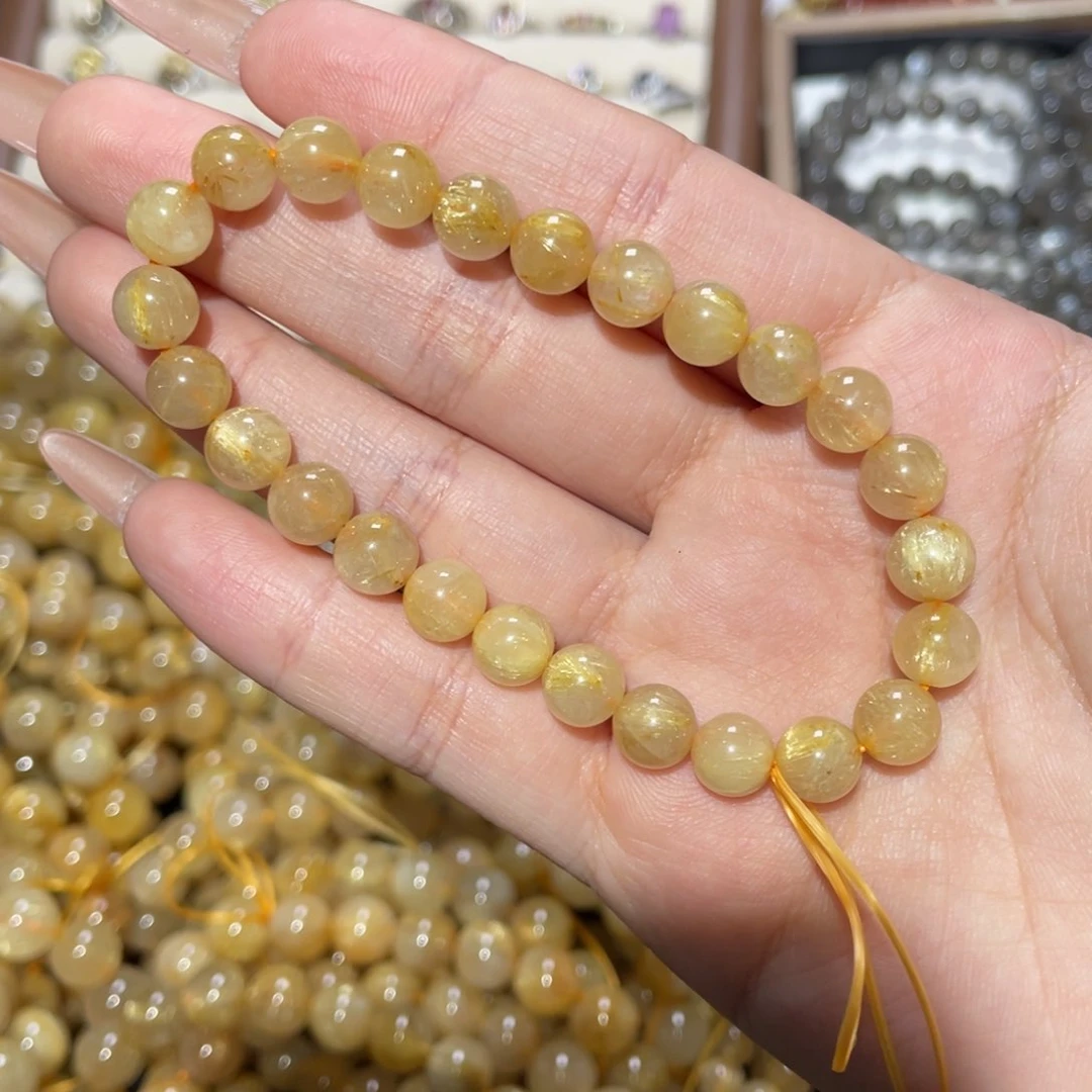 未镶嵌手链水晶还***?手链