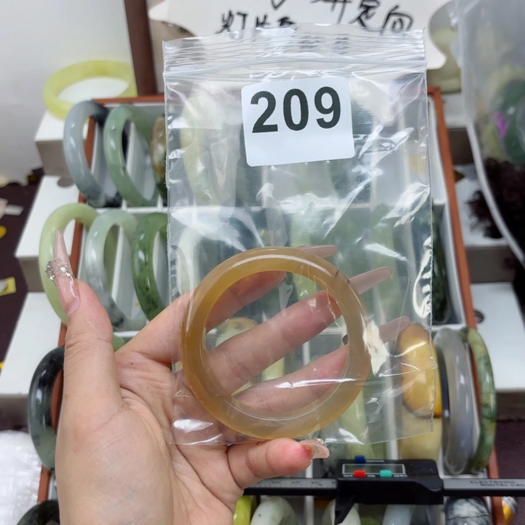 蛇纹石玉未镶嵌手镯*️