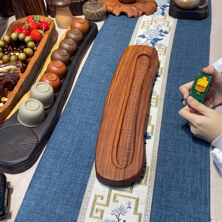 浮力 红酸枝随形杯架