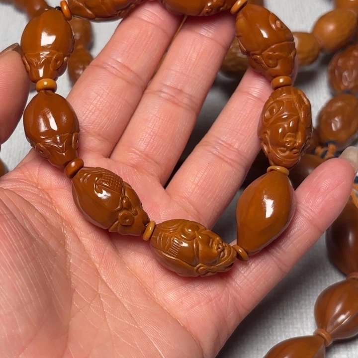 4***.橄榄核手串/手链1.5财神