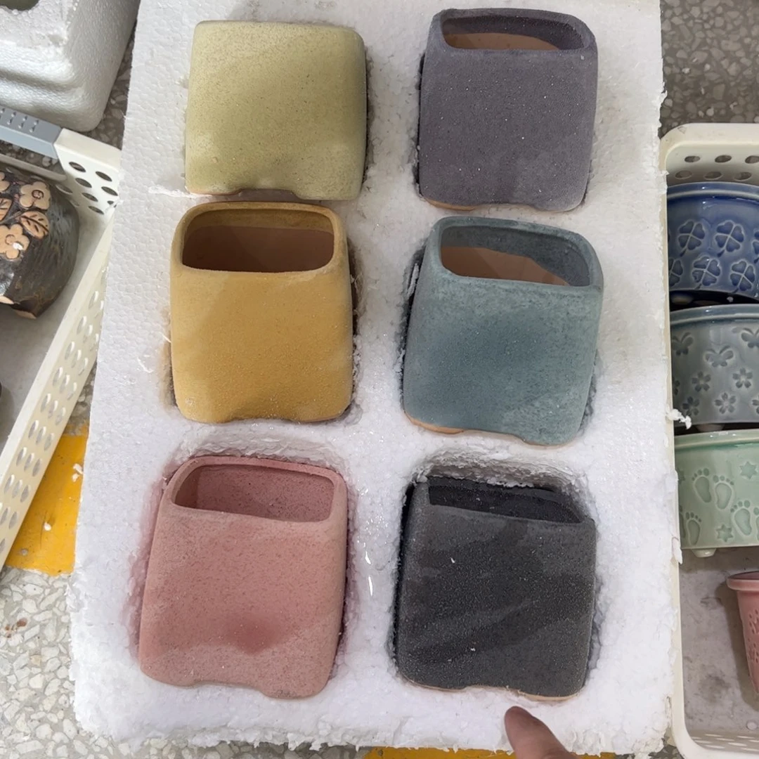 陶瓷陶瓷多肉花盆@@4