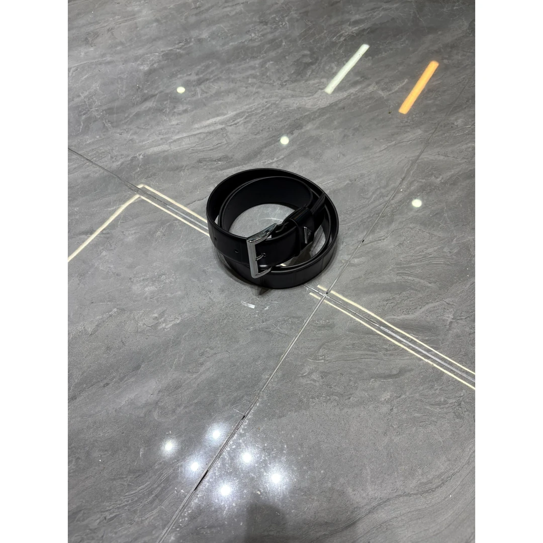 男士黑色百搭休闲皮带0506