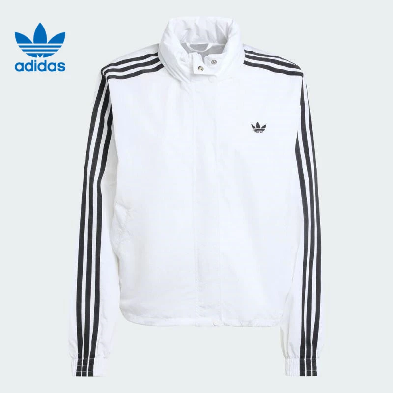 adidas/阿迪达斯Originals三叶3S WINDBREAKER梭织连帽外套JX1450