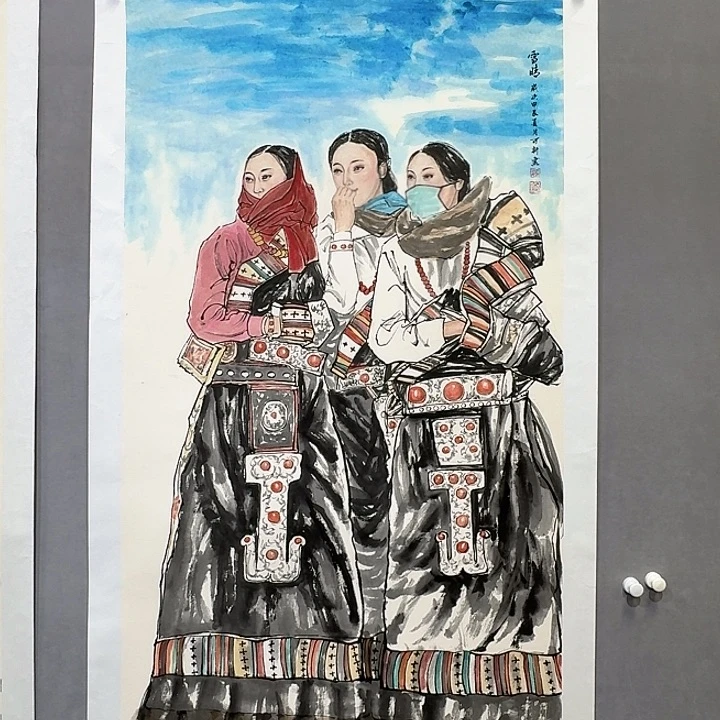 国画亲笔手绘放心去藏