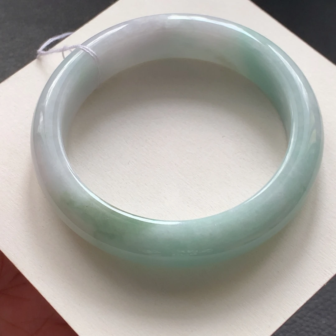 翡翠未镶嵌手镯5号55.3-13-8.4