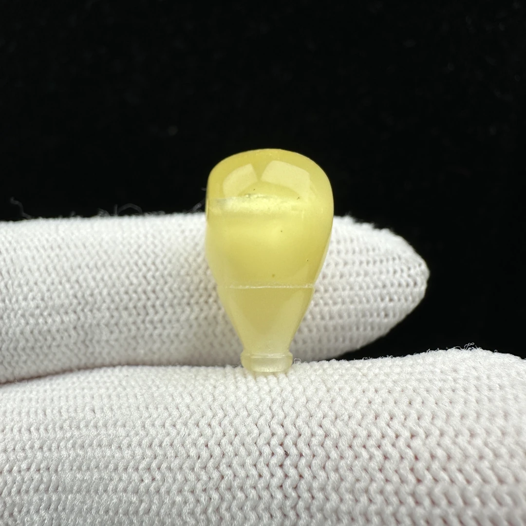 Z1032天然原矿蜜蜡 三通 11.2*20mm 抖音基地质检发货