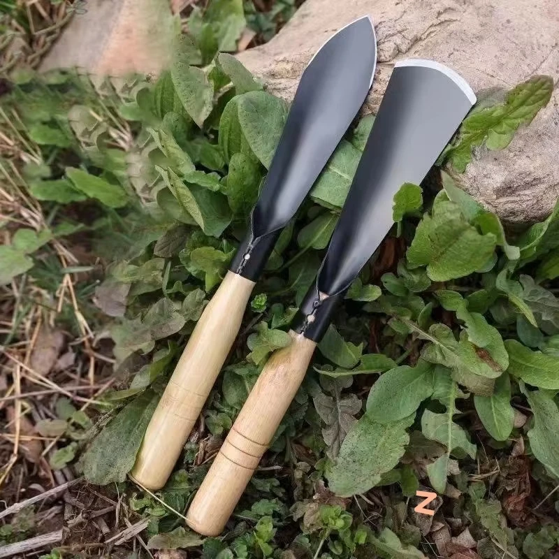 种花菜小铲子挖野菜锰钢户外挖土神器工具园艺家用种菜铲子燕北
