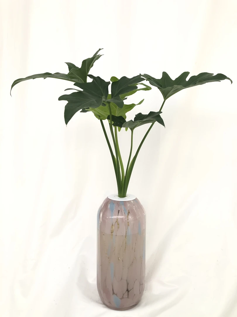 水培彩点玻璃花器桌面花瓶摆件A006