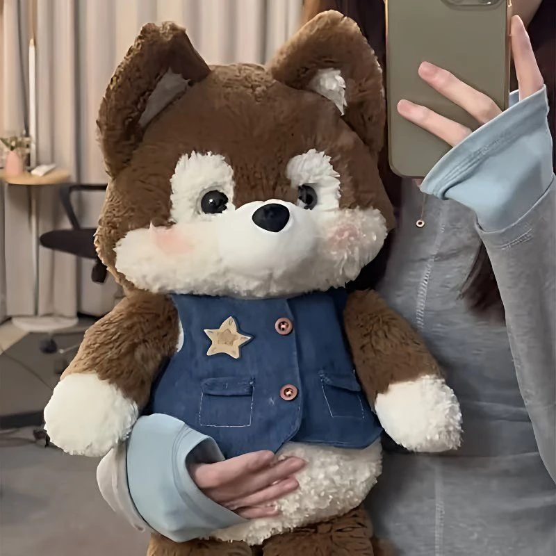 同款对象玩偶系列森林跑跑狐狸哈士奇毛绒玩萨摩耶玩偶公仔