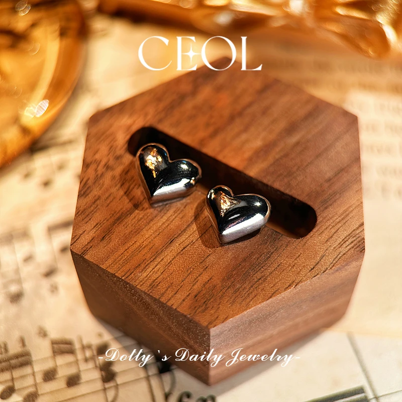 铜合金耳饰 CEOL 【赏金恋人】银 春夏  百搭轻奢耳钉 P018088