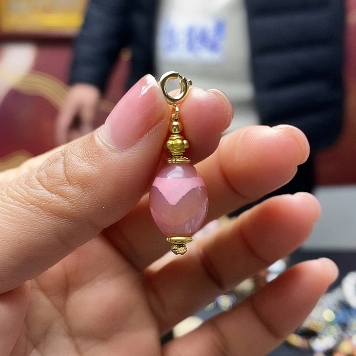 玛瑙/玉髓合金颈饰