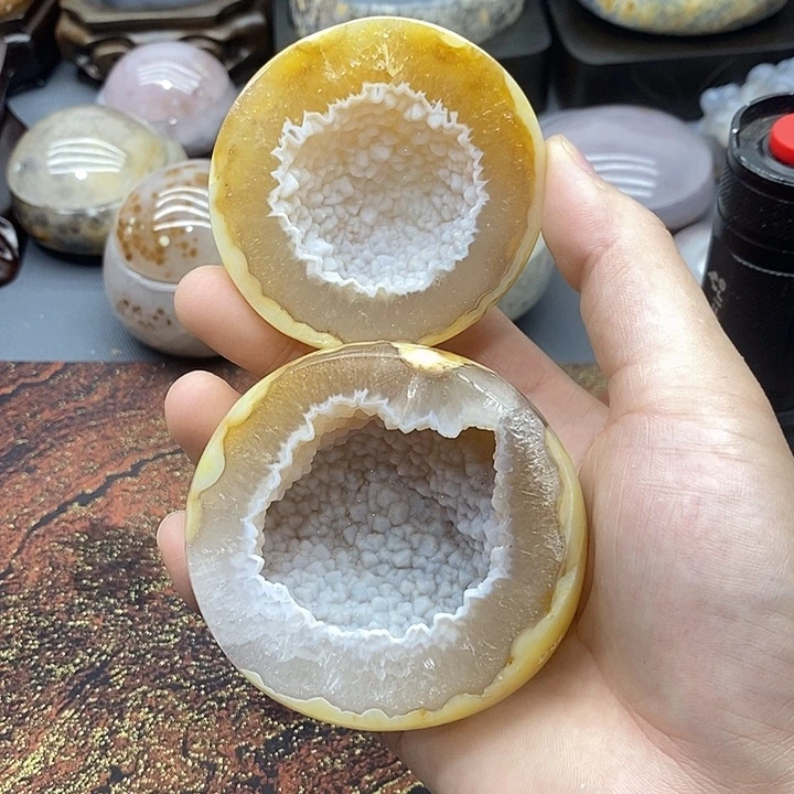水晶摆件未镶嵌聚宝盆