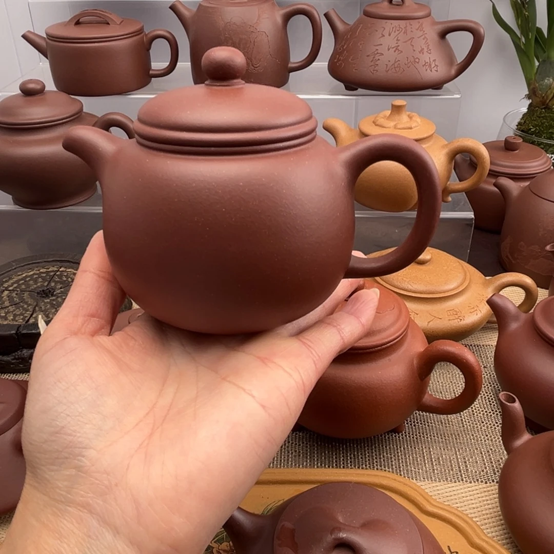 紫砂茶壶紫泥匏尊260cc