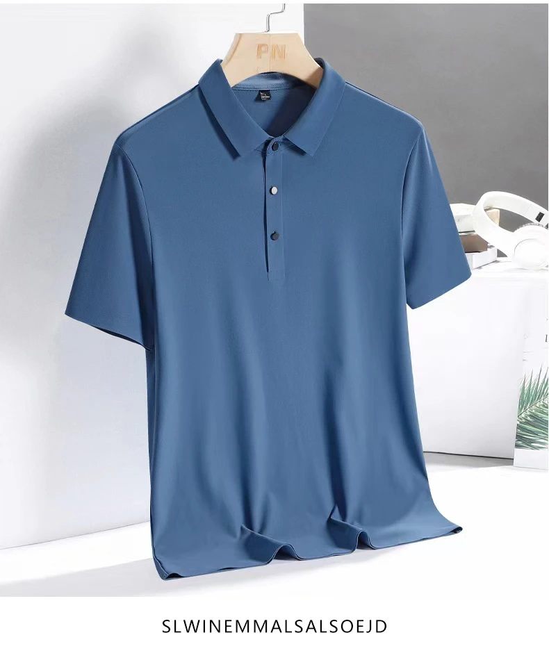 橙子家 2488#男士冰丝弹力衬衫短袖