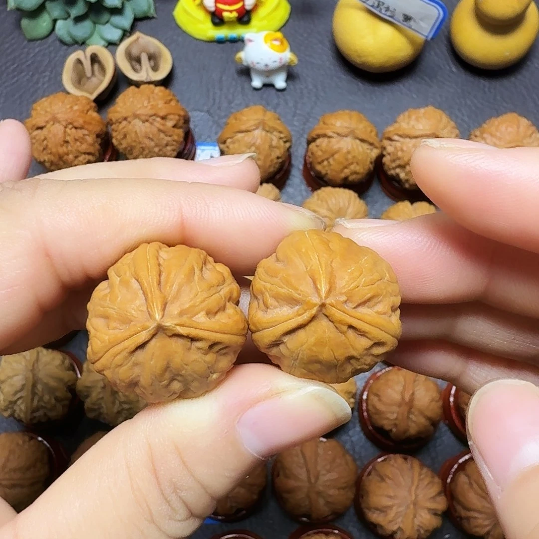 把件文玩核桃25，尺小三角002