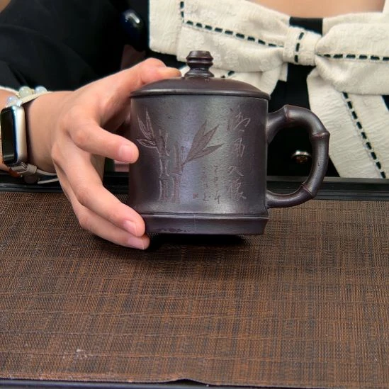 茶杯紫砂高货放漏