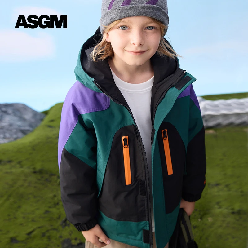 Asgm儿童童装羽绒服
