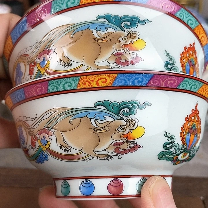 景德镇陶瓷藏式茶碗