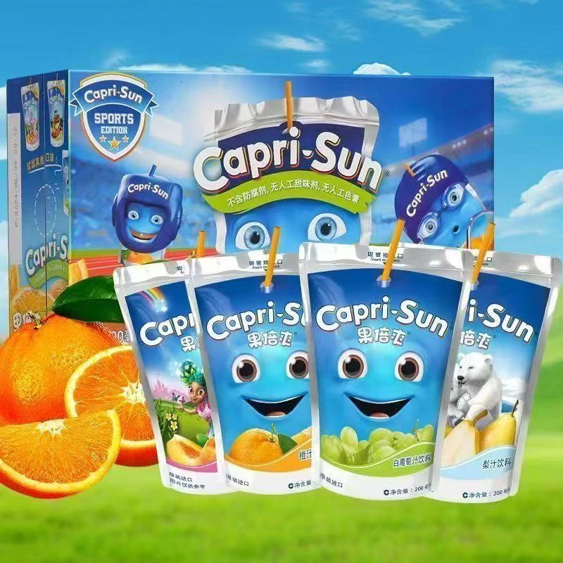 【清仓】6袋装200ML果倍爽果汁饮料原装进口