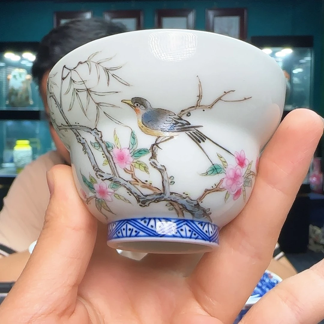 杯景德镇陶瓷手工制作