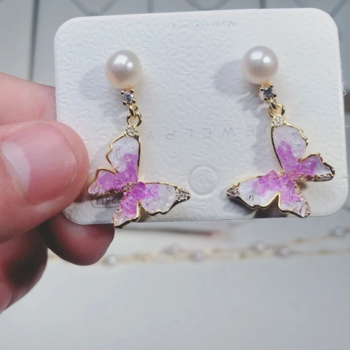 未镶嵌淡水珍珠耳饰