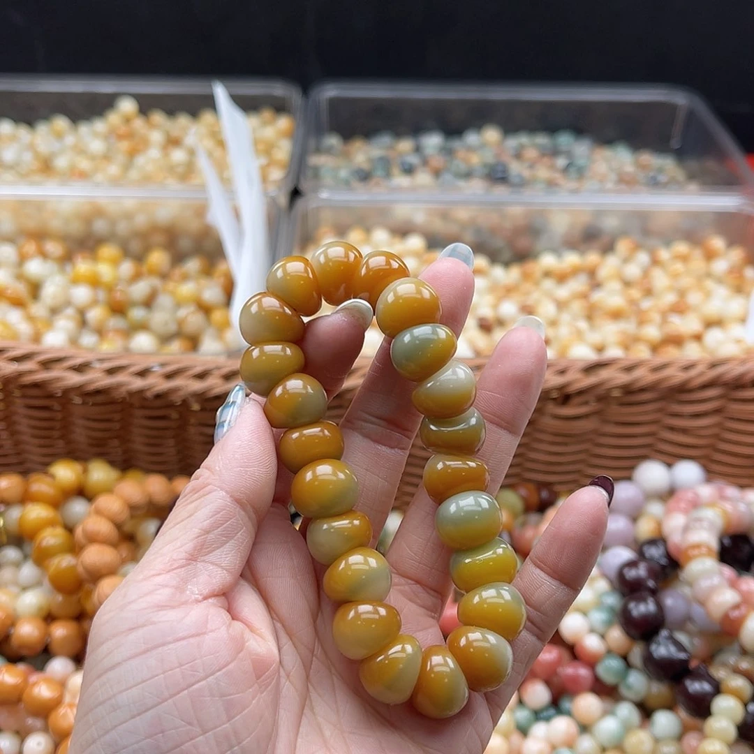 白玉菩提吊坠A/14mm/1条手串