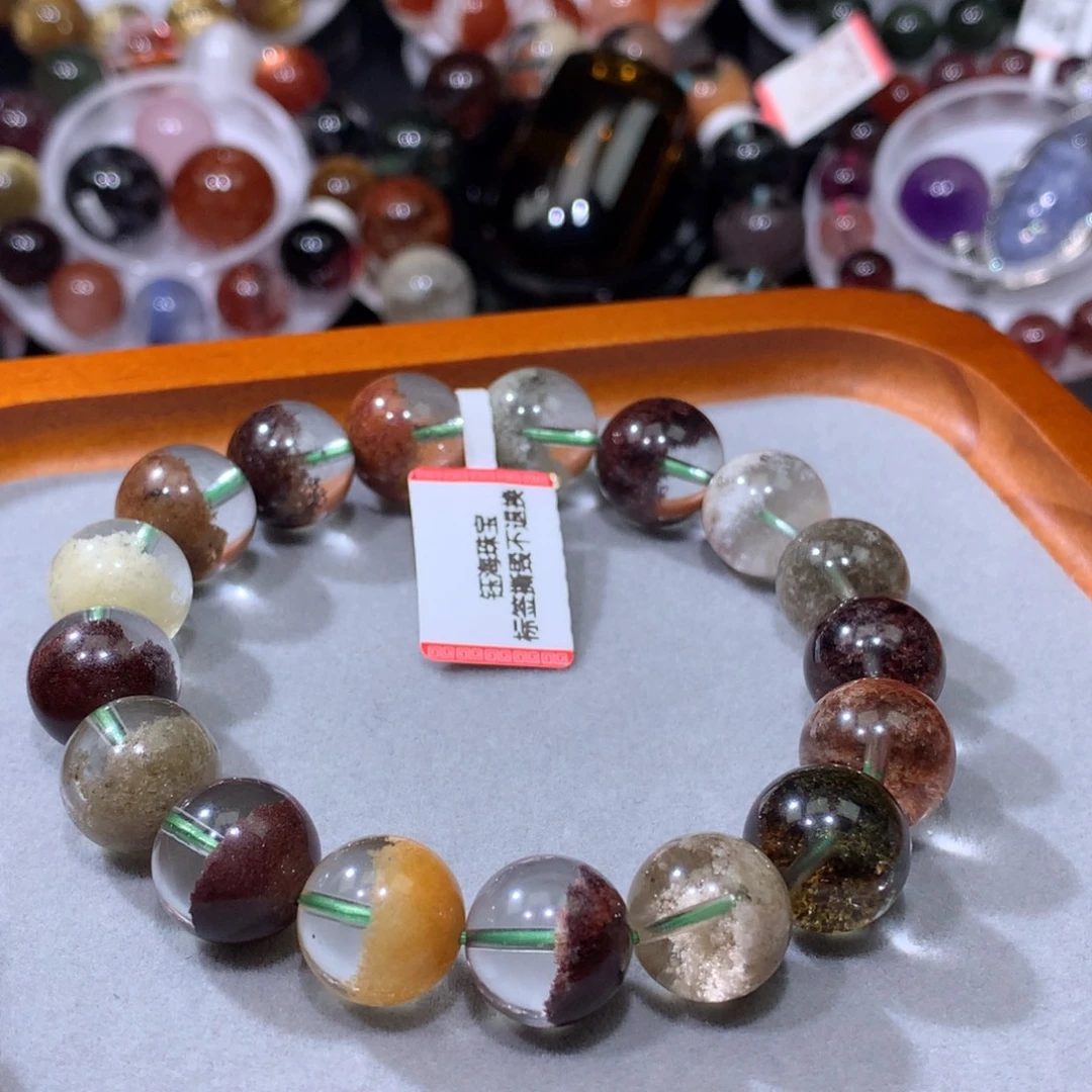 未镶嵌手链水晶四季幽灵13mm