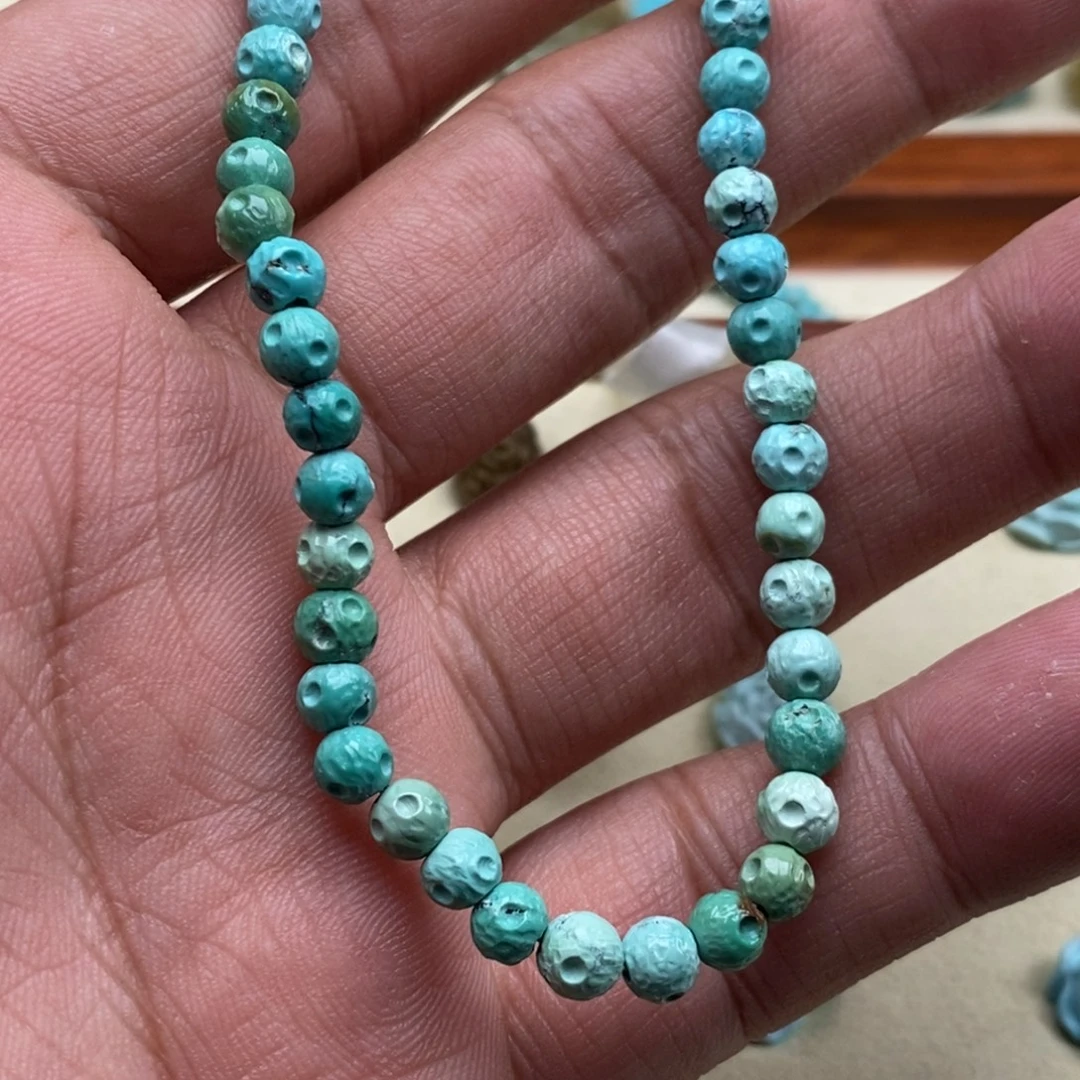绿松石未镶嵌珠宝半成品