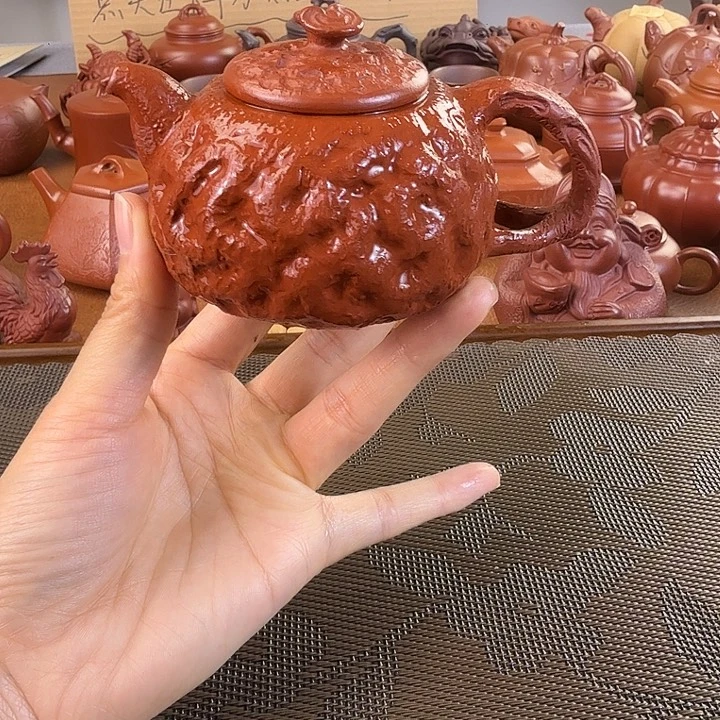 紫砂茶壶灵芝供春