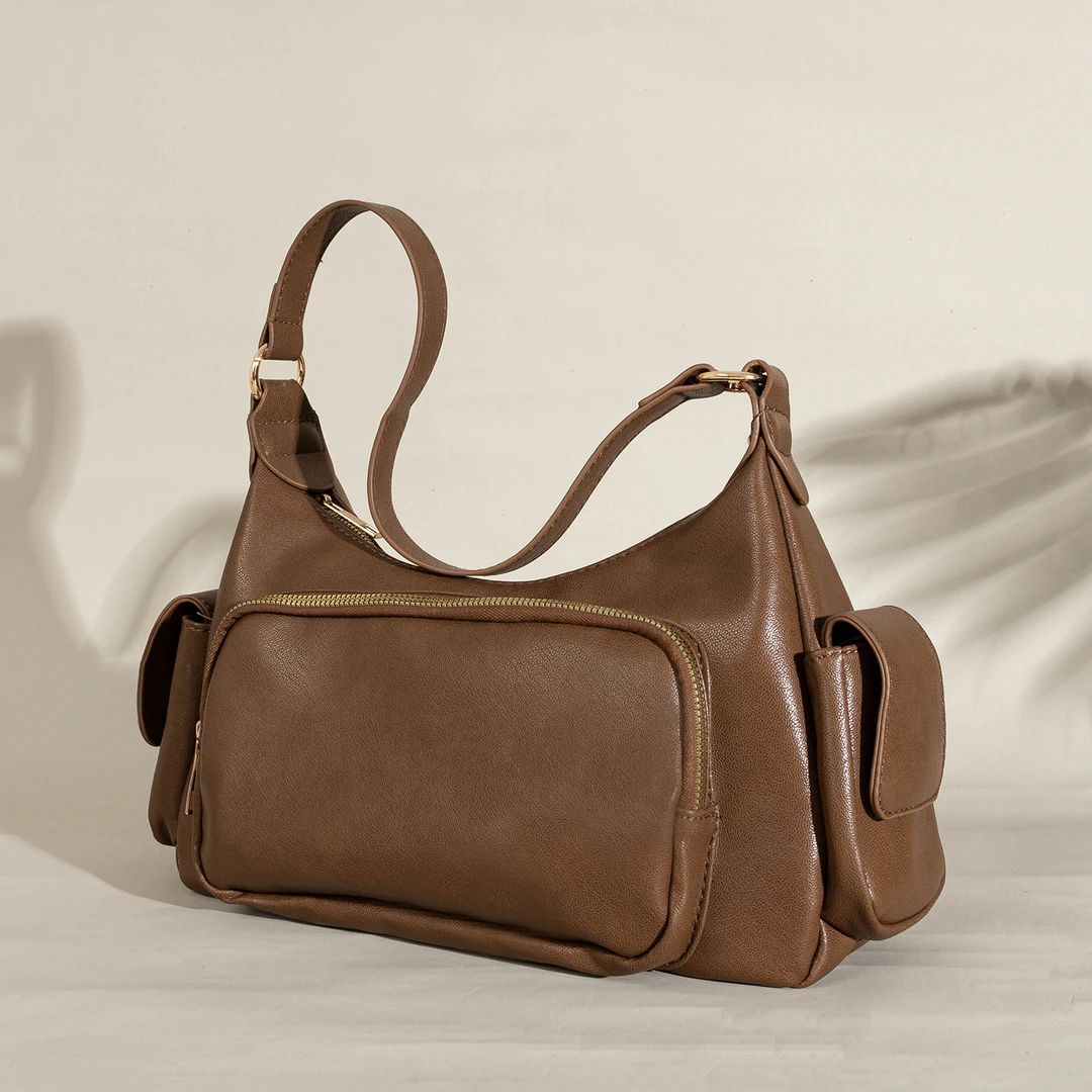 包包女2025夏季新款复古女包时尚斜挎包单肩包百搭腋下包通勤简约