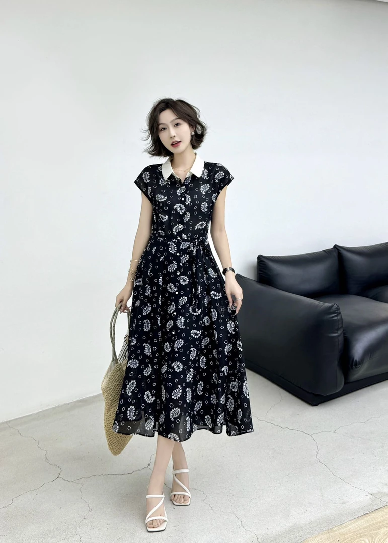 【YANGSHANG】法式碎花显瘦连衣裙韩版印花ES5131