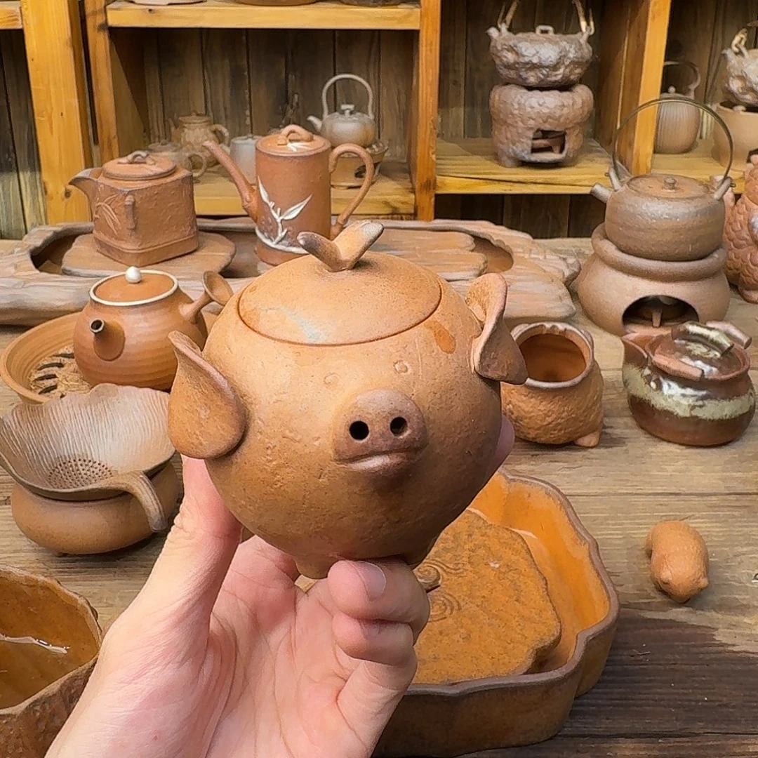 原矿老岩泥茶器系列