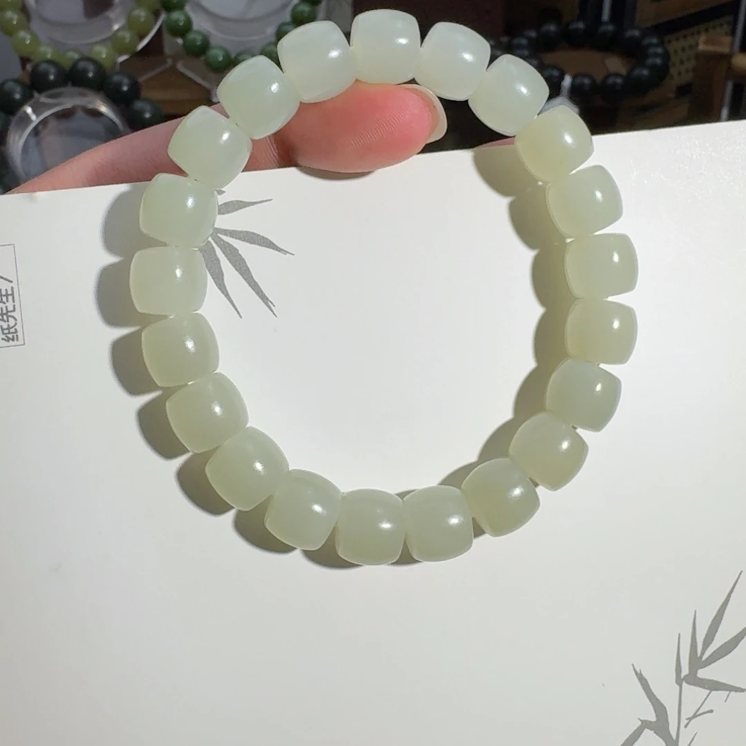 和田玉未镶嵌手链