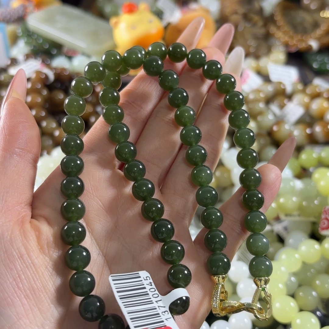 和田玉未镶嵌手链110