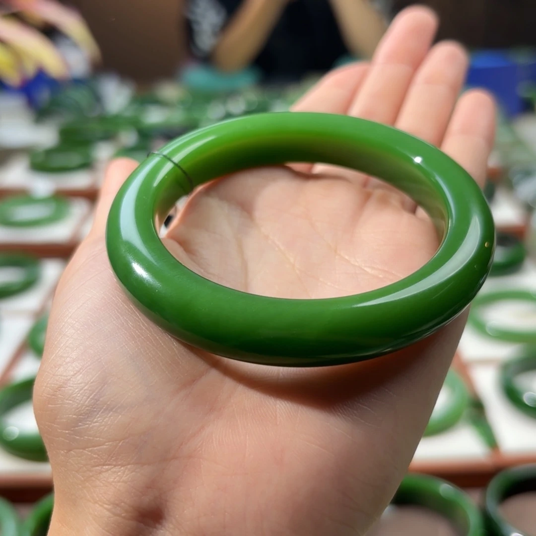 未镶嵌手镯和田玉（碧玉）57.58